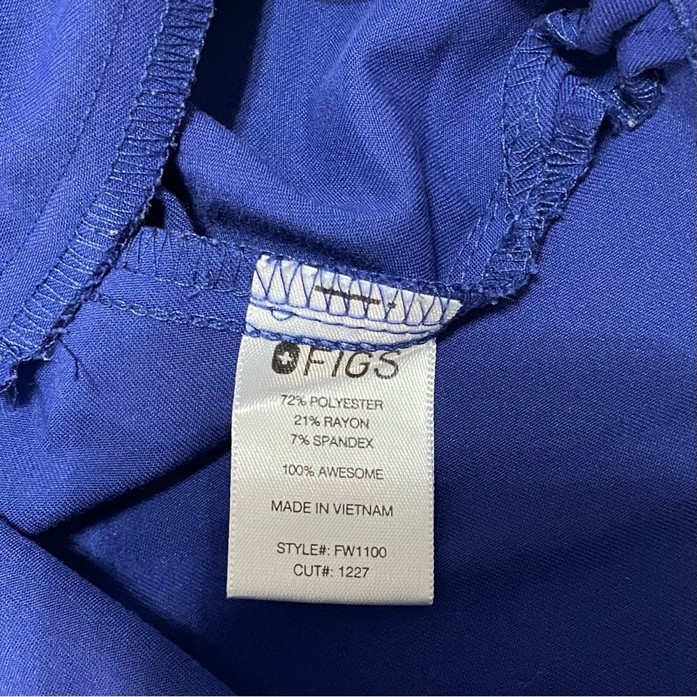 Figs Technical Collection Blue Scrub Top‎ - Picture 7 of 7